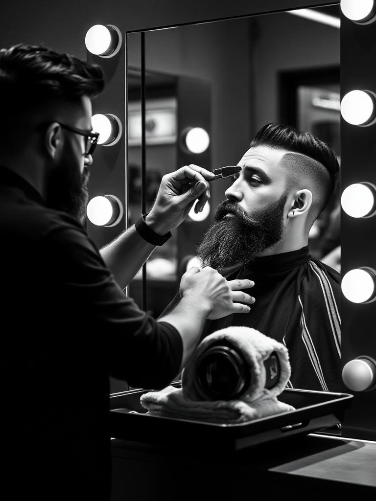 Haircut + Beard at Hair Craft by Salman